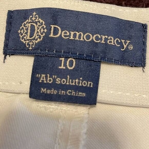 "Ab"solution® 5" White Denim Shorts NWT size 10 - Picture 5 of 6